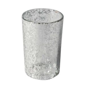Vaso mercury color plata
